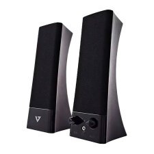 V7 Altavoces estéreo USB para ordenadores portátiles y de mesa