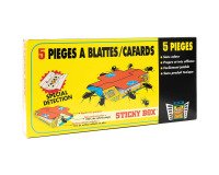 Pièges à cafards Sticky Box - Lot de 5