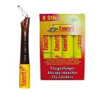 Attrape-mouches à la glu Favorit - Lot de 8 bandes