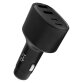 Car charger with 2 USB-A and 2 USB-C ports, 78W