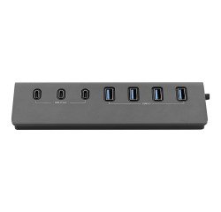 Hub 7 in 1 USB-A & USB-C 3.0 T'nB