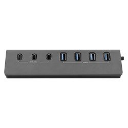 Hub 7 en 1 T'nB USB-A & USB-C 3.0