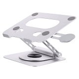 Support notebook ajustable à 360° avec hub 6 en 1 TnB