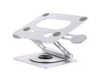 Support notebook ajustable à 360° avec hub 6 en 1 TnB