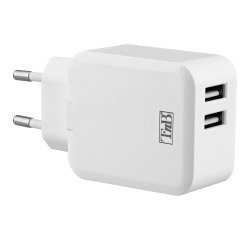 Cargador de red TnB 2 USB-A de 24 W