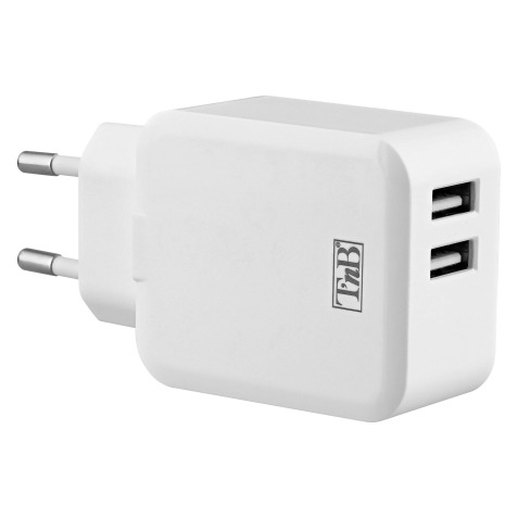 Wall charger 2 USB-A 24W TnB