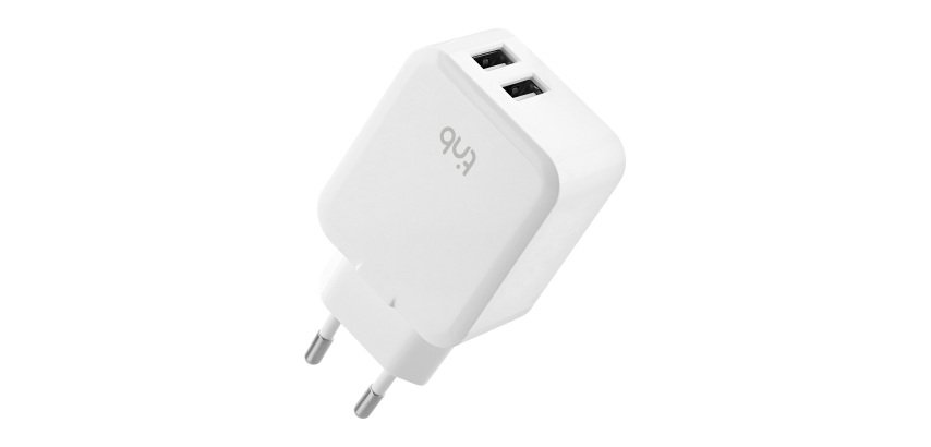Oplader 2 USB-A 24W TnB