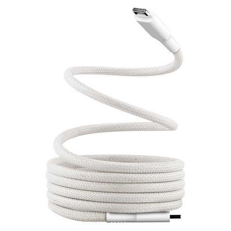 T'nB USB-C to USB-C cable with magnetic sheath 1.5m white