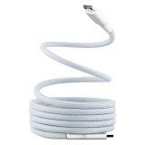 T'nB Câble USB-C vers USB-C gaine magnétique 1,5 m mâle/mâle - Bleu