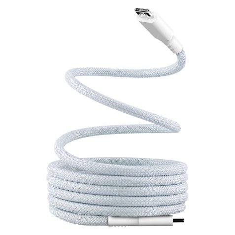 T'nB USB-C naar USB-C kabel met magnetische mantel 1,5 m blauw