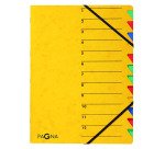 trieur 'EASY', A4, carton, 12 compartiments