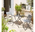 Table d'extérieur pliante BALCONY - Acier