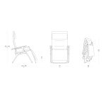 Fauteuil Relax Éclipse zéro gravité - Simili cuir stamskin