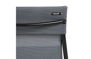 Stuhl mit großem Komfort HORIZON - Batyline-Stoff - Schwarzes Stahlbein