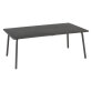 Table basse rectangulaire d'extérieur HORIZON - H 41 x L 102 x P 59 cm - Gris - Acier