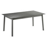 Table de jardin en aluminium extensible ORON - 6 à 8 personnes - aluminium