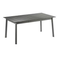 Table de jardin en aluminium extensible ORON - 6 à 8 personnes - aluminium