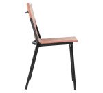 Chair with high comfort seat HORIZON - Batyline fabric