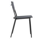 Chair with high comfort seat HORIZON - Batyline fabric