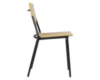 Chair with high comfort seat HORIZON - Batyline fabric