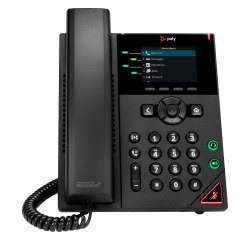HP Poly Téléphone IP Poly VVX 250 à 4 lignes et compatible PoE