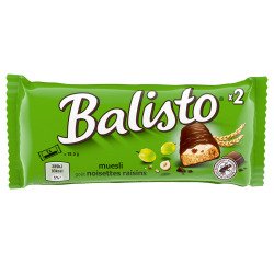 Riegel Müsli mit Haselnüssen und Rosinen Balisto - 37 g