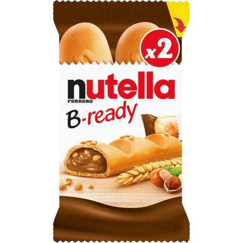 Kekse mit Haselnuss- und Kakaofüllung Nutella B-Ready - 44 g