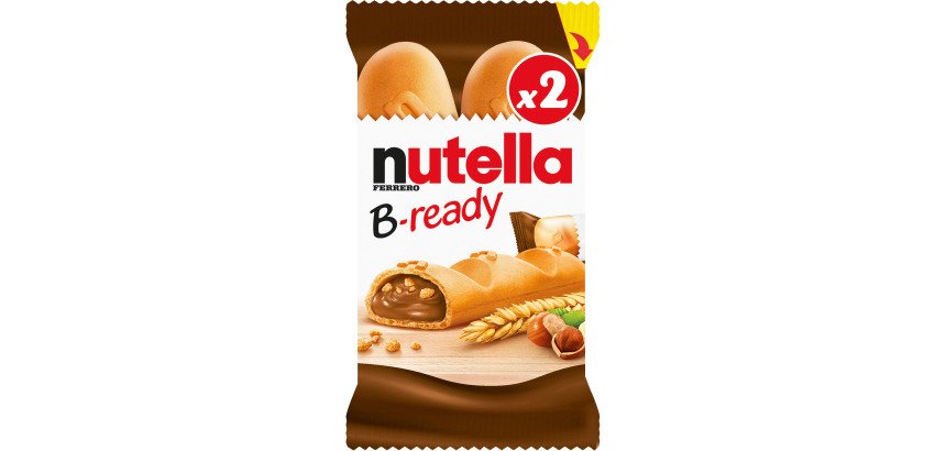 Biscuits fourrés noisettes et cacao Nutella B-Ready - 44 g