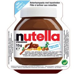 Nutella in individuele verpakking van 15 g - Doos van 120
