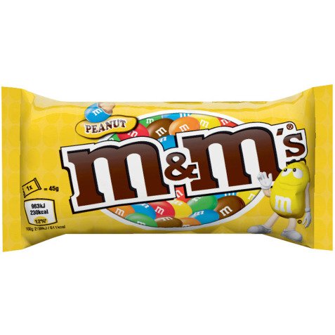 M&M's Erdnuss - Beutel mit 45 g