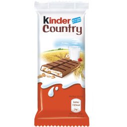 Reep ontbijtgranen omhuld met Kinder Country-chocolade - 23,5 g