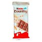 Barre céréalière enrobée de chocolat Kinder Country - 23,5 g