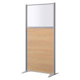Cloison de séparation semi vitrée bois B-Zen - H 160 x L 81 cm
