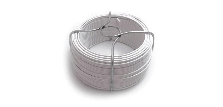 Fil attache en acier plastifié Ø 1,4 mm - Bobine de 50 m