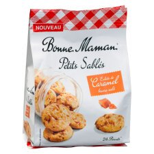 Petits Sablés éclats de Caramel beurre salé Bonne Maman - Sachet de 250 g