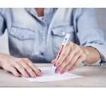 Marqueur craie effaçable Edding 4085 pointe ogive 1 à 2 mm blanc - Pochette de 2