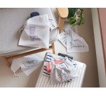 Marqueur permanent pour textile Edding 4600 pointe ogive 1 mm - Pochette de 5