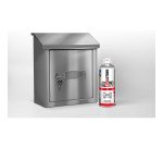Peinture acrylique brillante Pintyplus Evolution - Aérosol de 400 ml, argent P150