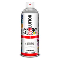 Peinture acrylique brillante Pintyplus Evolution - Aérosol de 400 ml, vernis incolore B199