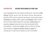 Barre de 4 petits carrés à croquer chocolat noisettes et éclats de noisettes Michel et Augustin - Boîte de 18