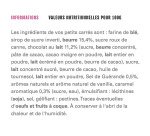 Barre de 4 petits carrés à croquer chocolat au lait et caramel Michel et Augustin - Boîte de 18