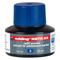 edding RBTK 25 Recharge d'encre retract 12 Marqueur pour tableaux blancs