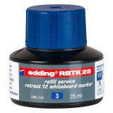 Recharge RBTK 25 pour marqueur effaçable Edding E12 pointe ogive 1,5 à 3 mm bleu