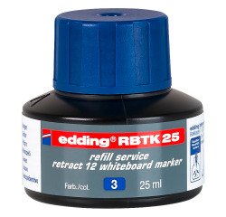 Recharge RBTK 25 pour marqueur effaçable Edding 12 pointe ogive 1,5 à 3 mm