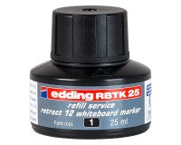 Recharge RBTK 25 pour marqueur effaçable Edding 12 pointe ogive 1,5 à 3 mm