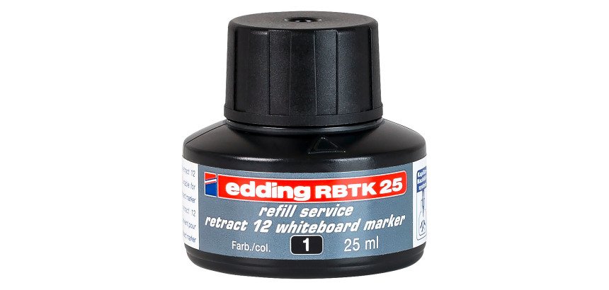 Recharge RBTK 25 pour marqueur effaçable Edding 12 pointe ogive 1,5 à 3 mm
