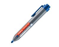 Marqueur effaçable rechargeable Edding 12 pointe ogive 1,5 à 3 mm - bleu