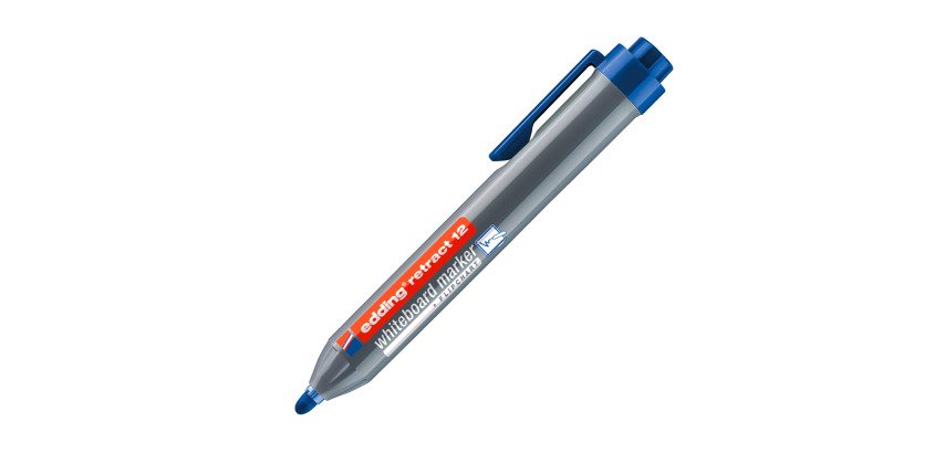 Marqueur effaçable rechargeable Edding 12 pointe ogive 1,5 à 3 mm