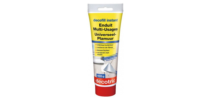 Enduit multi-usages prêt à l'emploi Decofill instant Decotric - Tube de 400 g