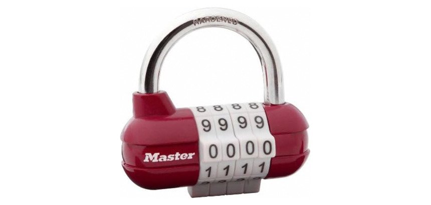 Cadenas à code Pro Sport Master Lock- largeur 64 mm